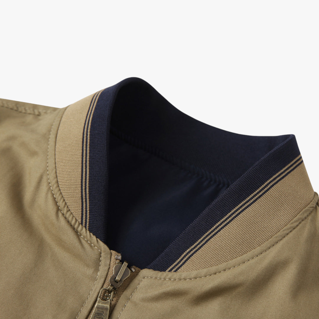 Miles & Luna Jacket – Reversible bomber jacket with formal cut for men