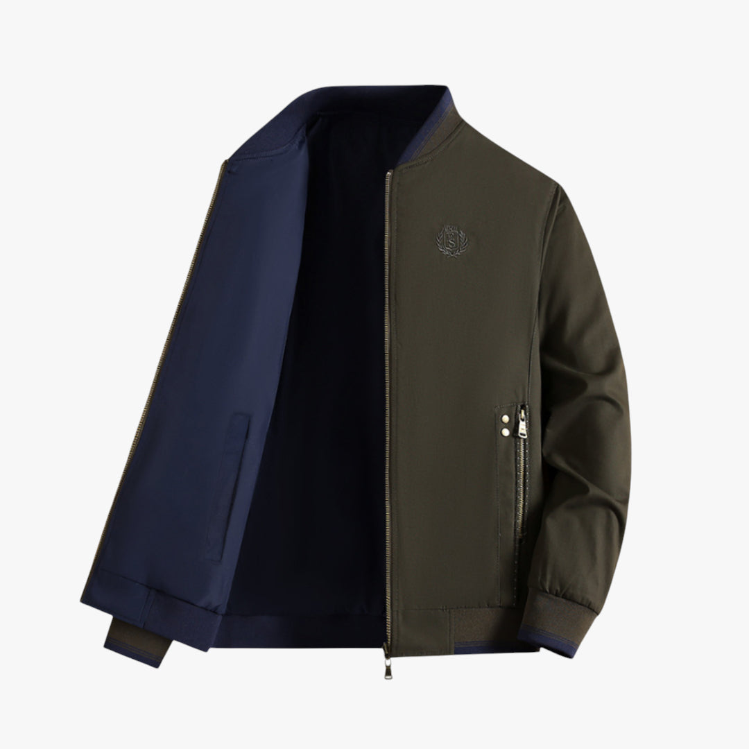 Miles & Luna Jacket – Reversible bomber jacket with formal cut for men