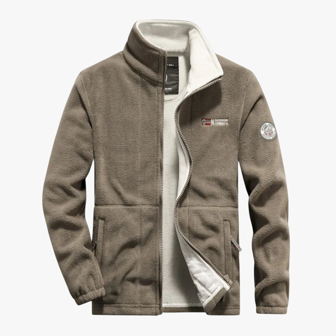 Miles & Luna Jacket – Warm fleece jacket with full zip for men