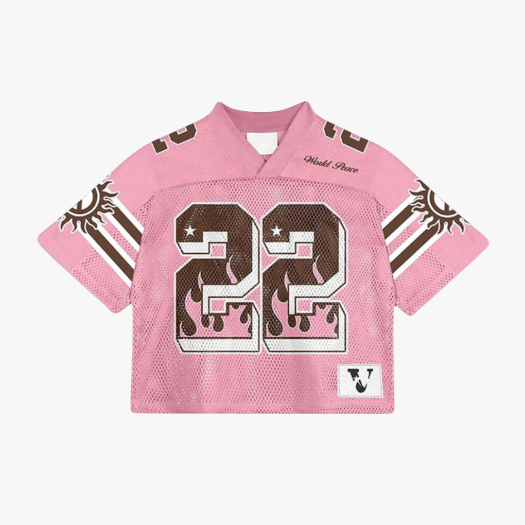 Miles & Luna Jersey - Mesh football jersey with retro style for unisex wear