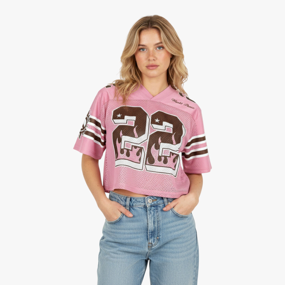 Miles & Luna Jersey - Mesh football jersey with retro style for unisex wear