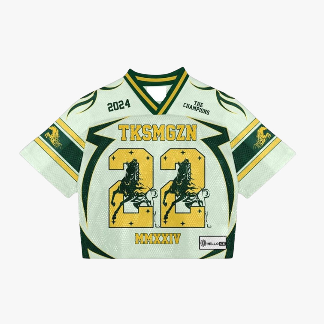 Miles & Luna Jersey - Mesh football jersey with retro style for unisex wear