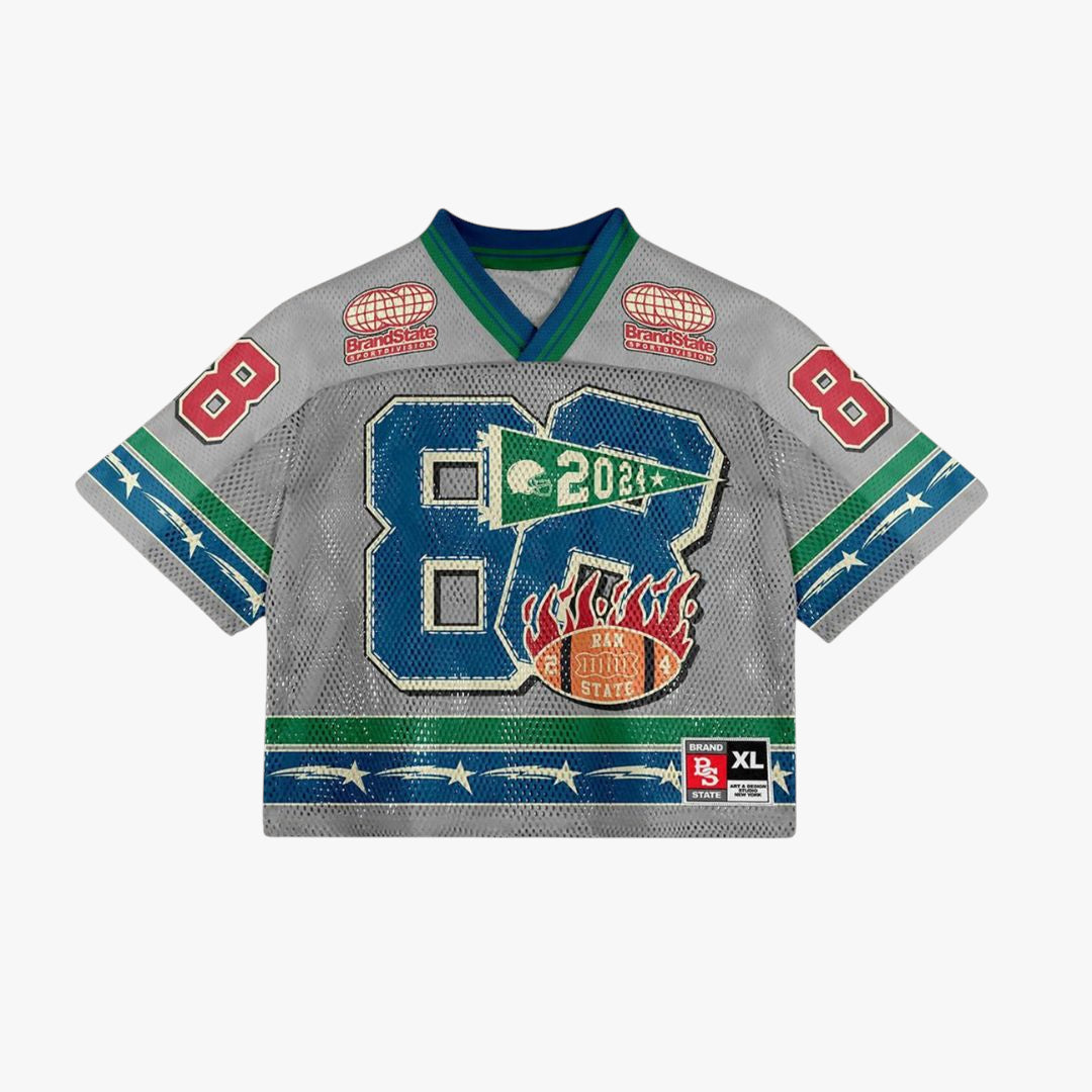 Miles & Luna Jersey - Mesh football jersey with retro style for unisex wear