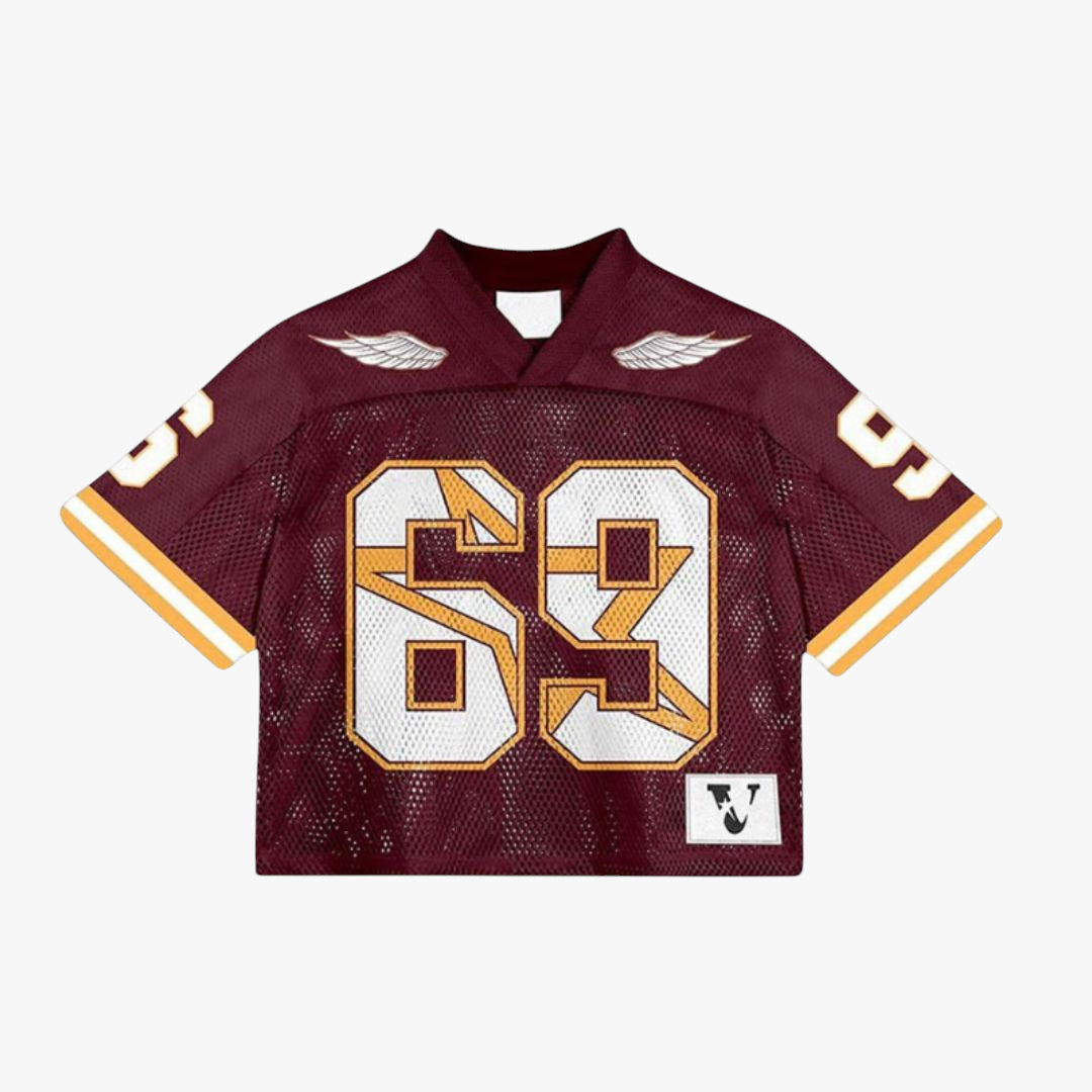 Miles & Luna Jersey - Mesh football jersey with retro style for unisex wear
