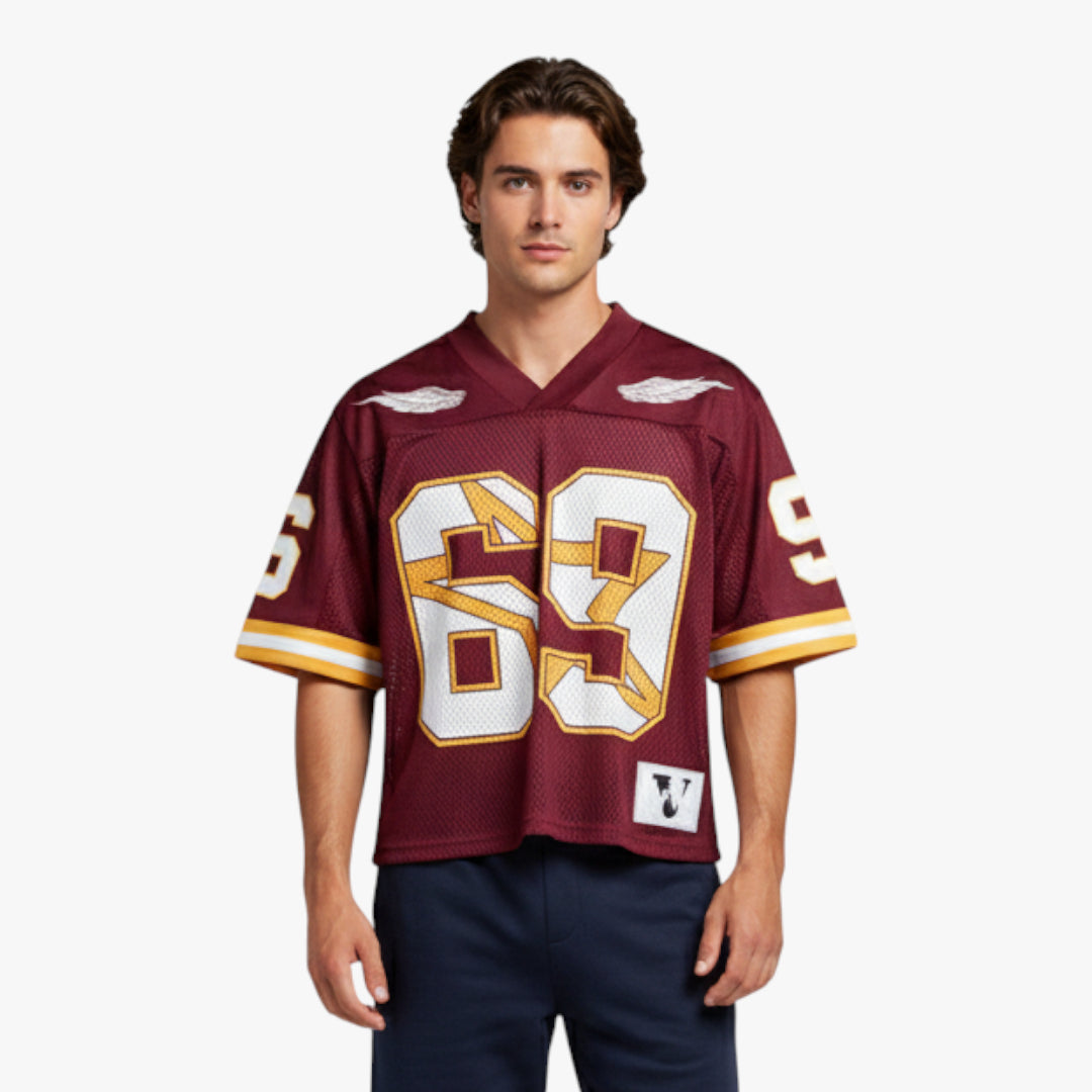 Miles & Luna Jersey - Mesh football jersey with retro style for unisex wear