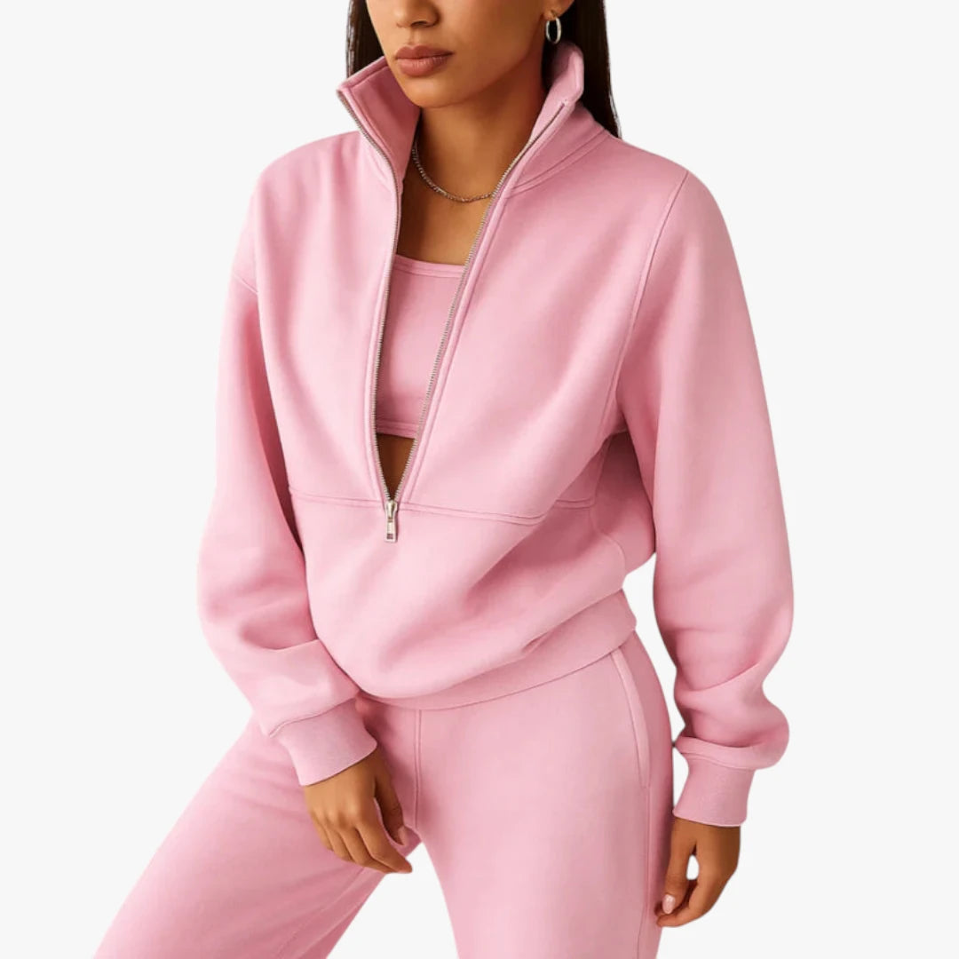 Miles & Luna Jogging Suit – Two-Piece Training Suit with Half Zip and Comfort Fit