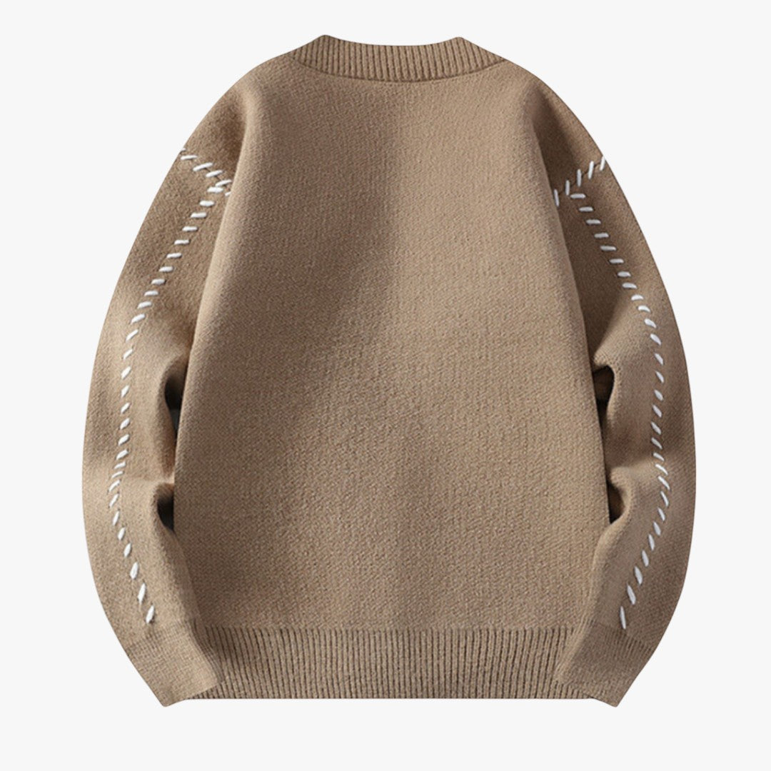 Miles & Luna Knitted Cardigan Sweater Button-Up Soft Wool Blend for Women
