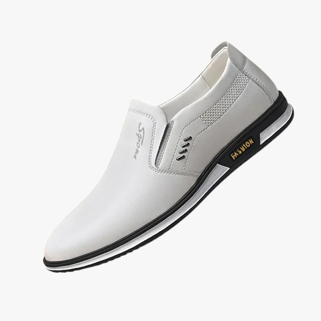 Miles & Luna Loafers - Leather slip-on loafers for formal and casual wear for men