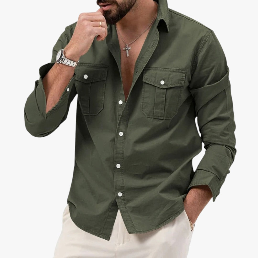 Miles & Luna Long Catton Shirt for Men