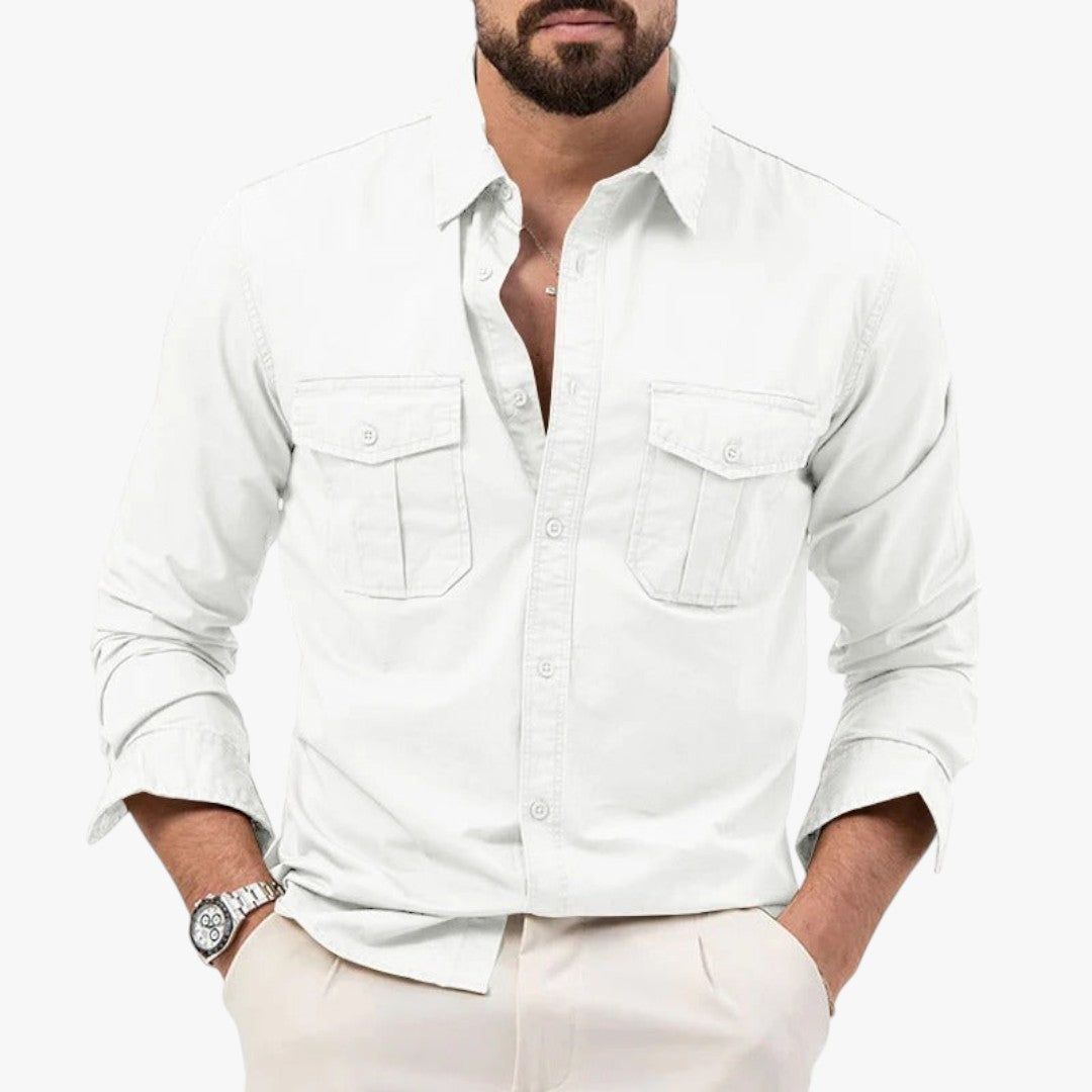 Miles & Luna Long Catton Shirt for Men