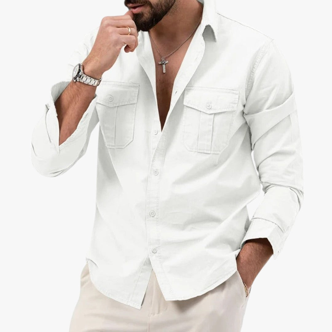 Miles & Luna Long Catton Shirt for Men