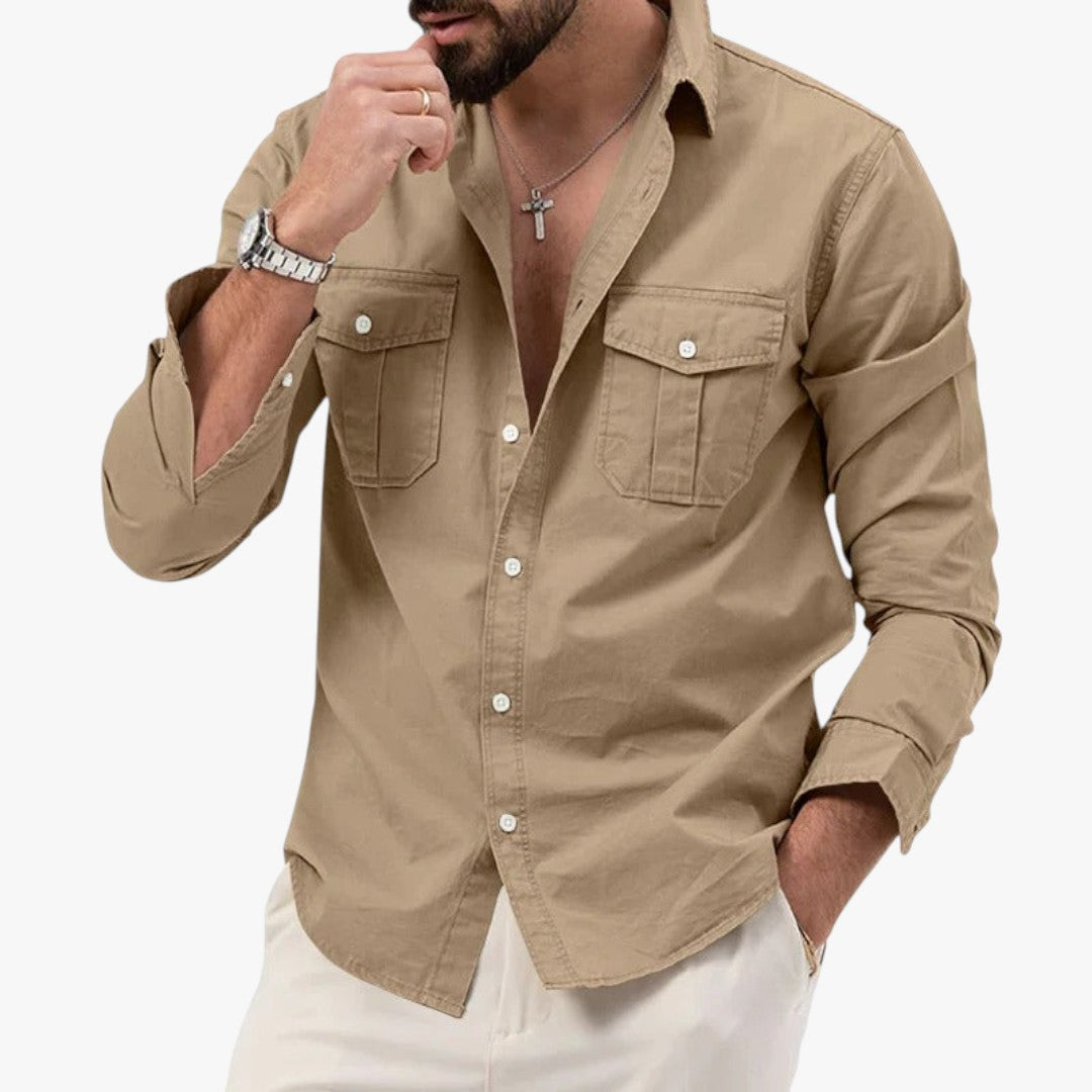 Miles & Luna Long Catton Shirt for Men