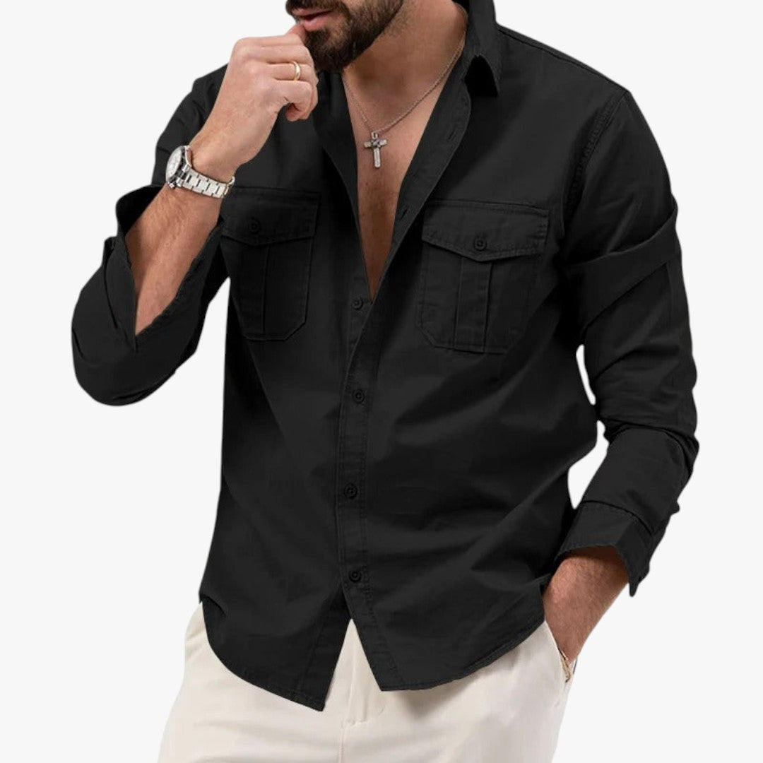 Miles & Luna Long Catton Shirt for Men