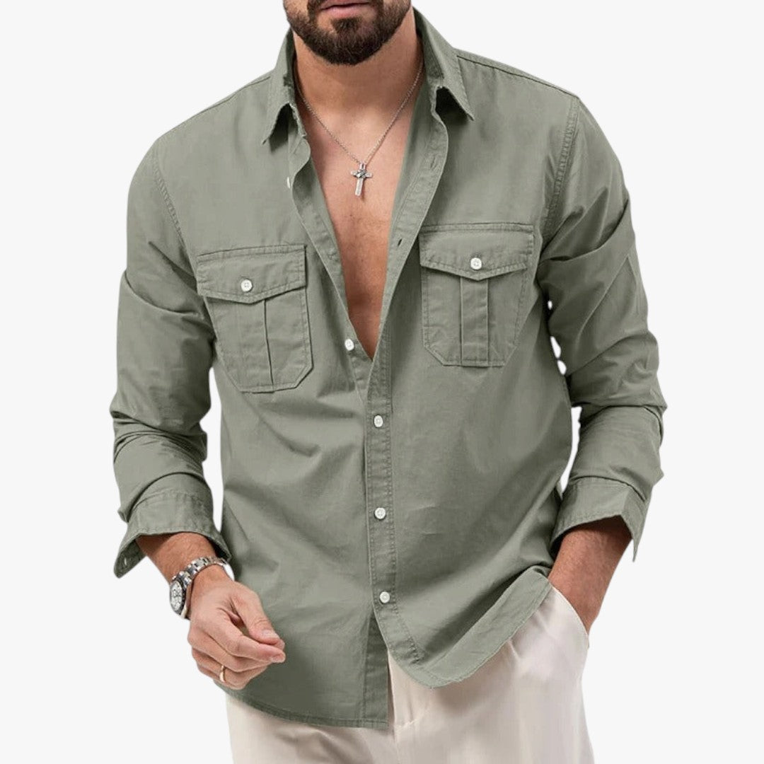 Miles & Luna Long Catton Shirt for Men