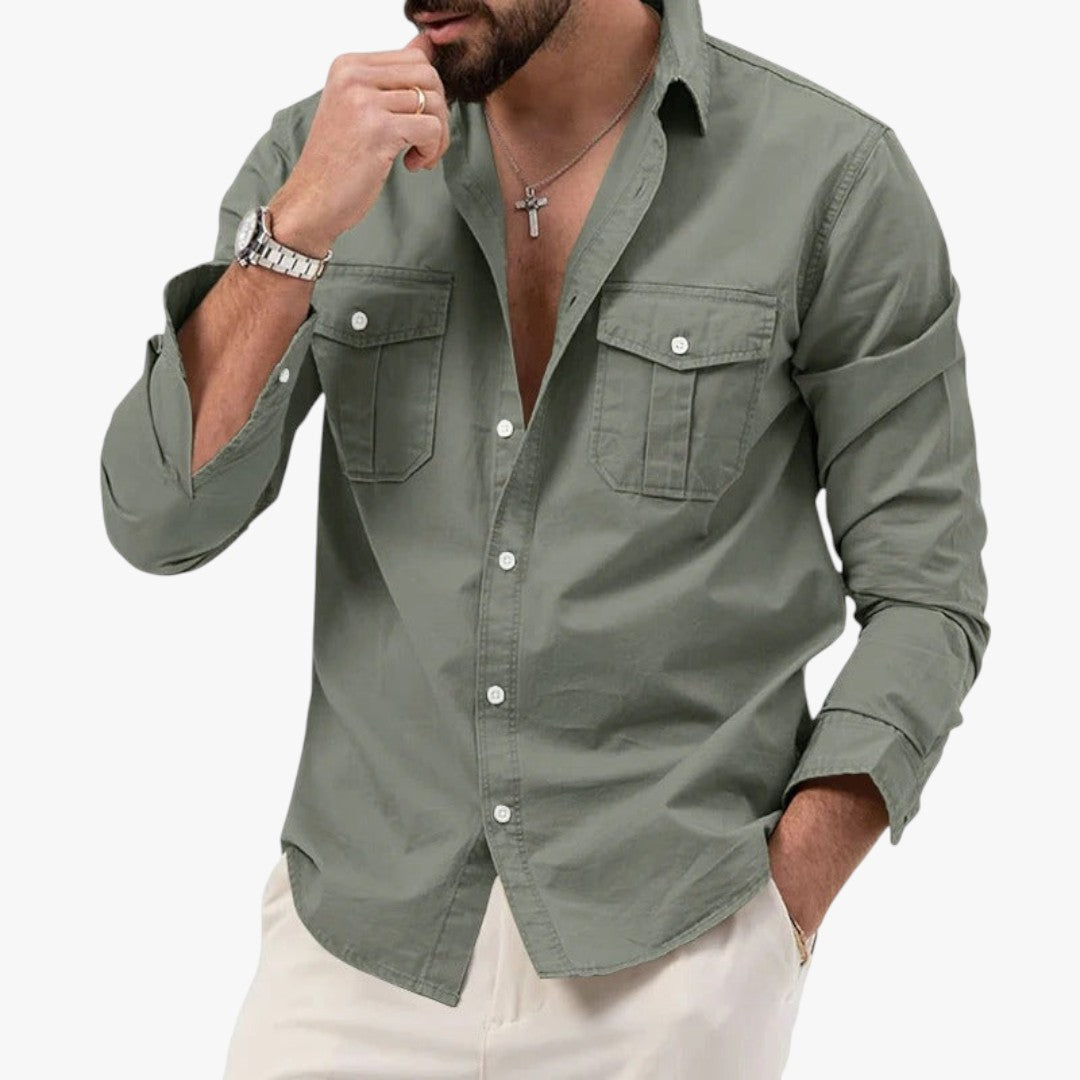 Miles & Luna Long Catton Shirt for Men