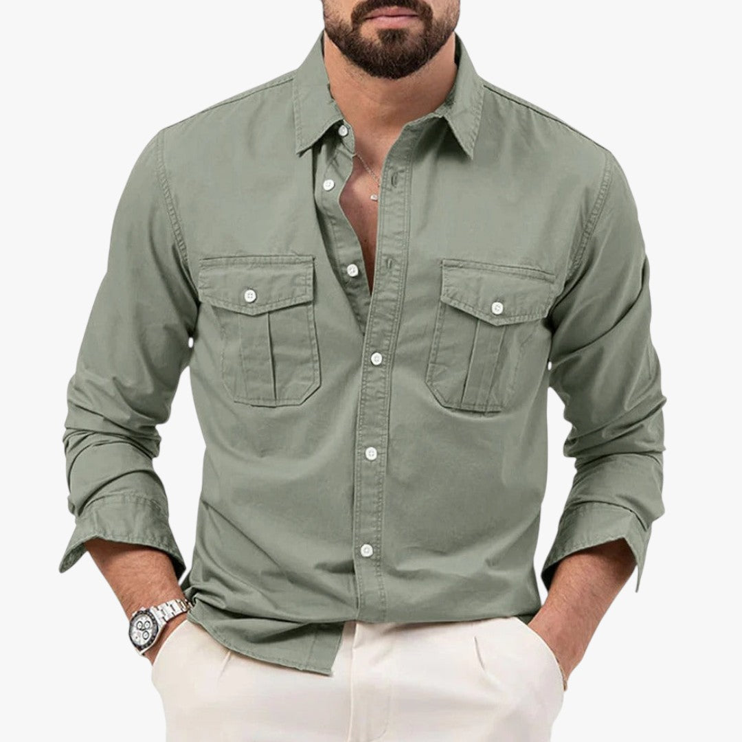 Miles & Luna Long Catton Shirt for Men