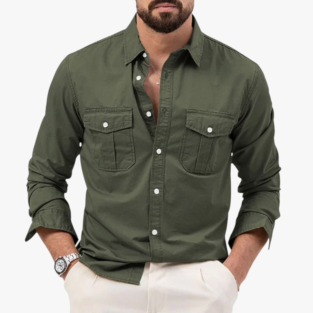 Miles & Luna Long Catton Shirt for Men