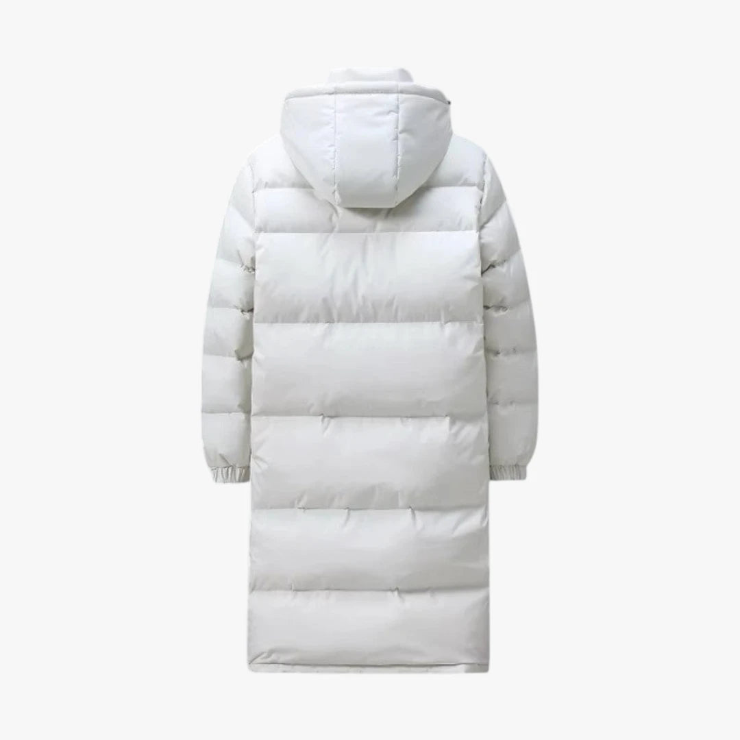 Miles & Luna Long Puffer Parka Winter Jacket with Warm Quilted Design for Men