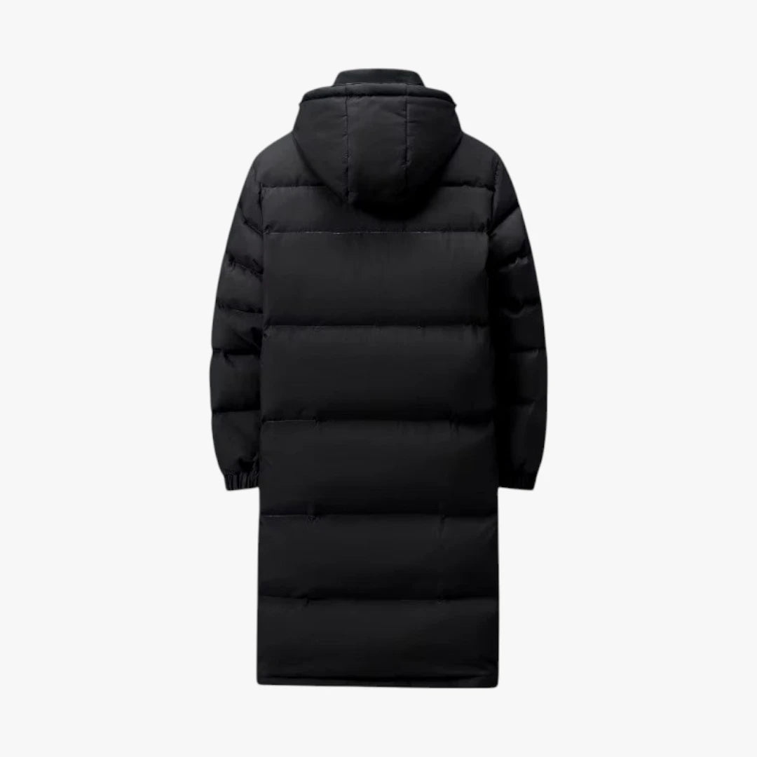 Miles & Luna Long Puffer Parka Winter Jacket with Warm Quilted Design for Men