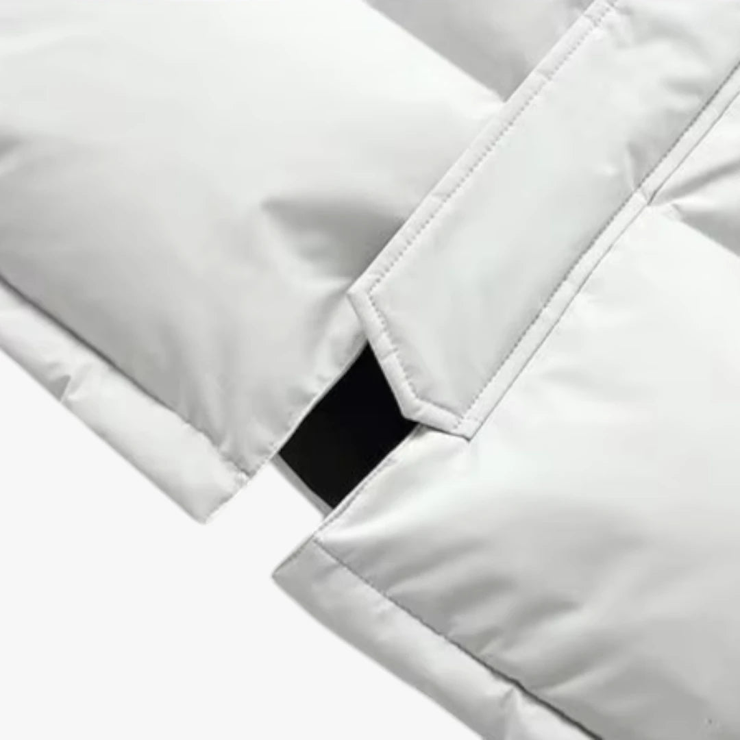 Miles & Luna Long Puffer Parka Winter Jacket with Warm Quilted Design for Men
