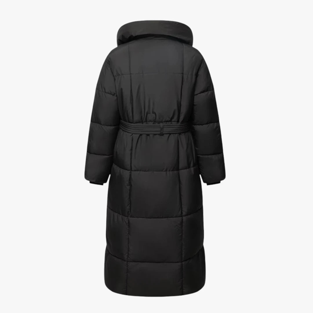 Miles & Luna Longline Winter Puffer Jacket Waterproof Windproof Warm Coat for Women
