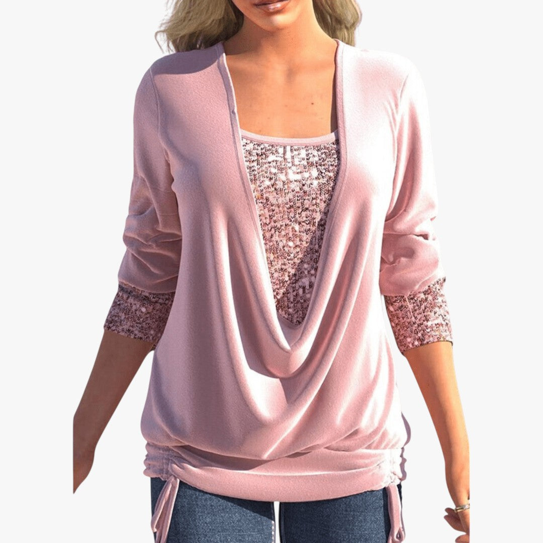 Miles & Luna Loose Chic Light cotton Sweatshirt for Women