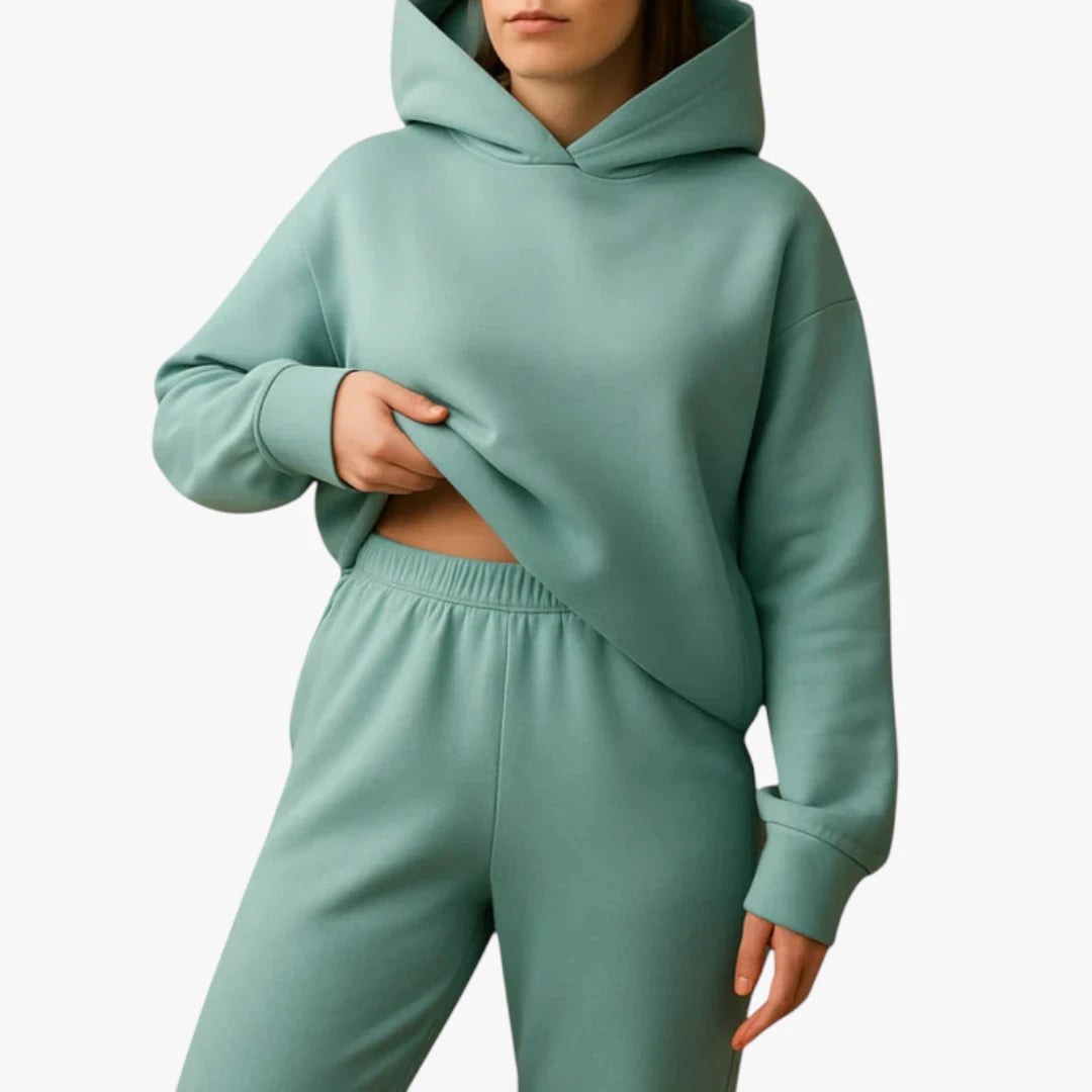 Miles & Luna Loungewear Set – Oversized Hoodie & Stretchy Pants