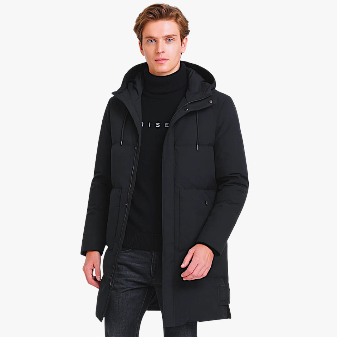 Miles & Luna New Winter Long Coat Parka Jacket with Warm Insulation for Women