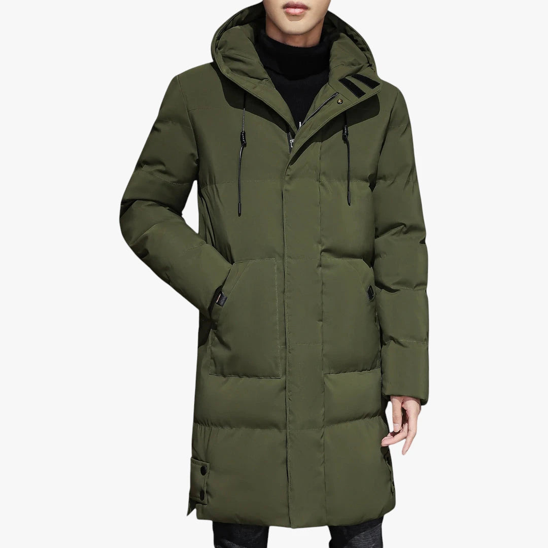 Miles & Luna New Winter Long Coat Parka Jacket with Warm Insulation for Women