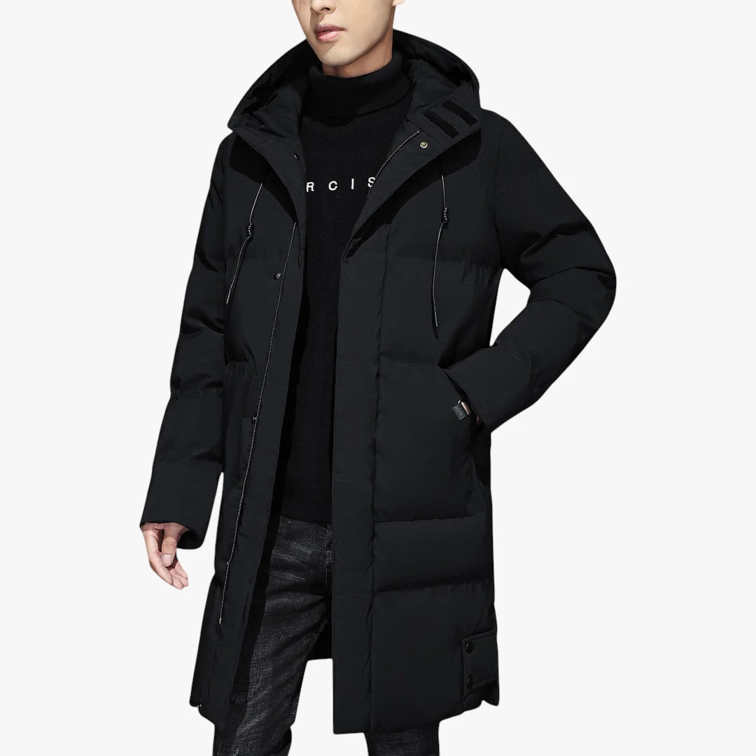 Miles & Luna New Winter Long Coat Parka Jacket with Warm Insulation for Women