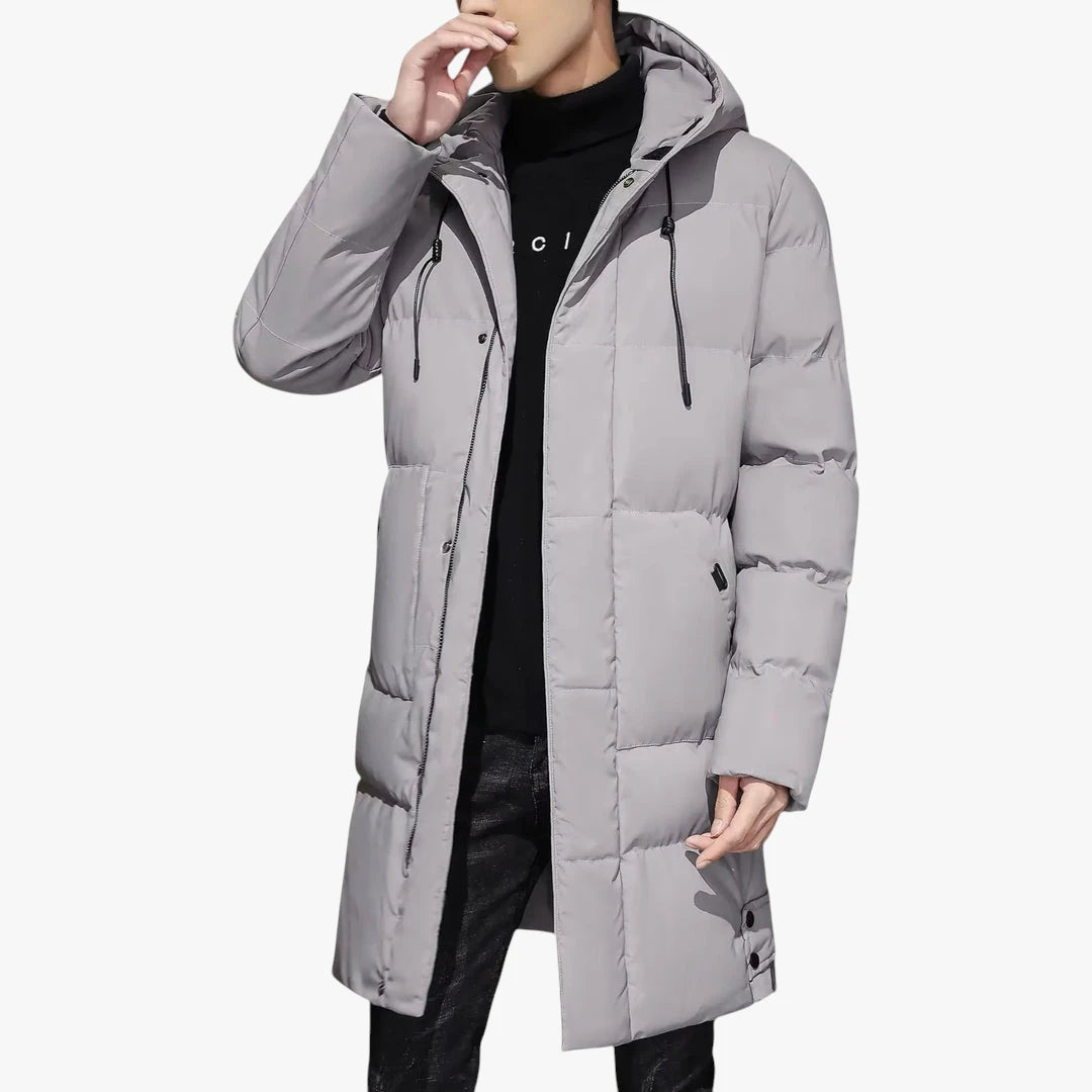 Miles & Luna New Winter Long Coat Parka Jacket with Warm Insulation for Women
