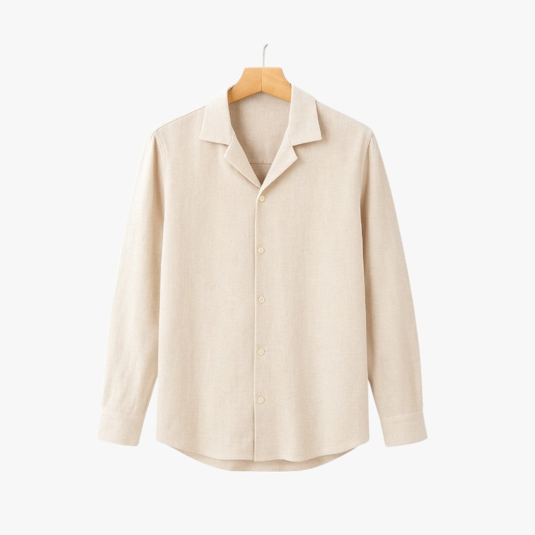 Miles & Luna Old Money Linen Shirt For Men