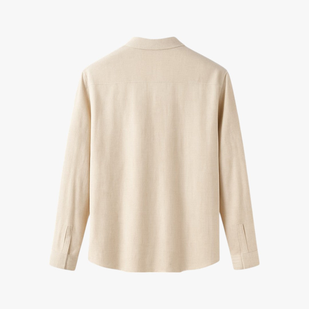 Miles & Luna Old Money Linen Shirt For Men