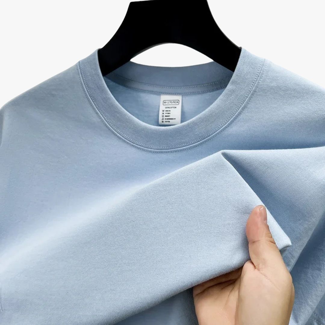 Miles & Luna | Premium Cotton Crew Neck T-Shirt for Men