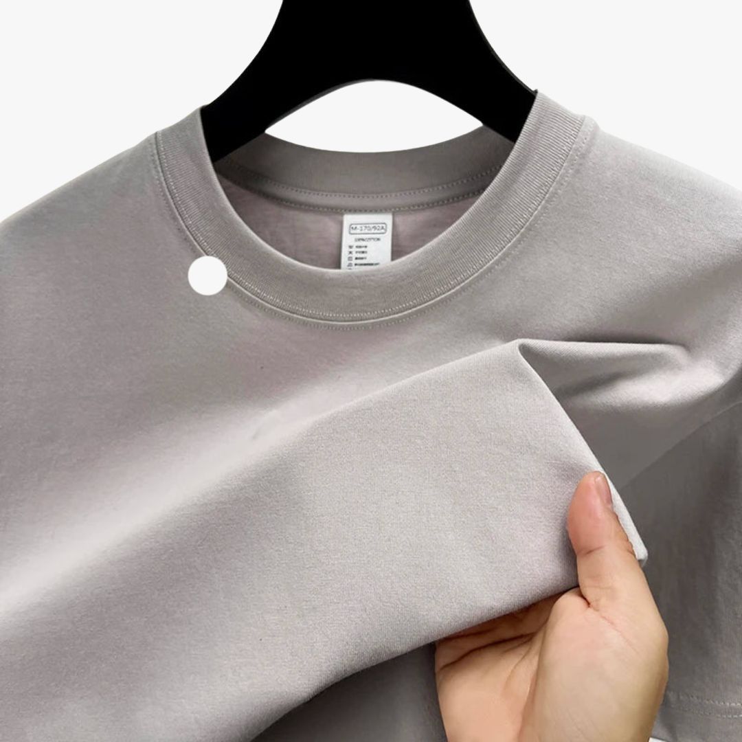 Miles & Luna | Premium Cotton Crew Neck T-Shirt for Men