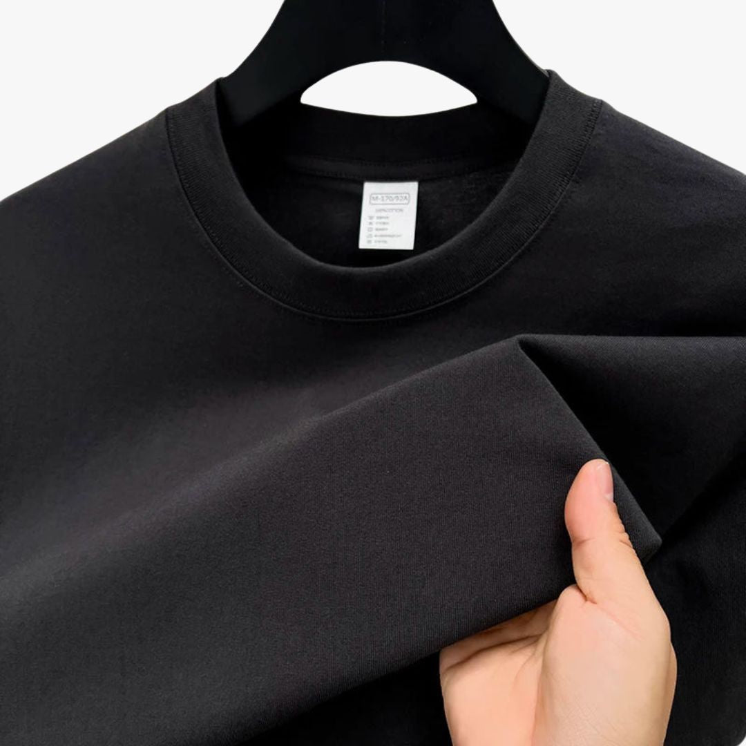 Miles & Luna | Premium Cotton Crew Neck T-Shirt for Men