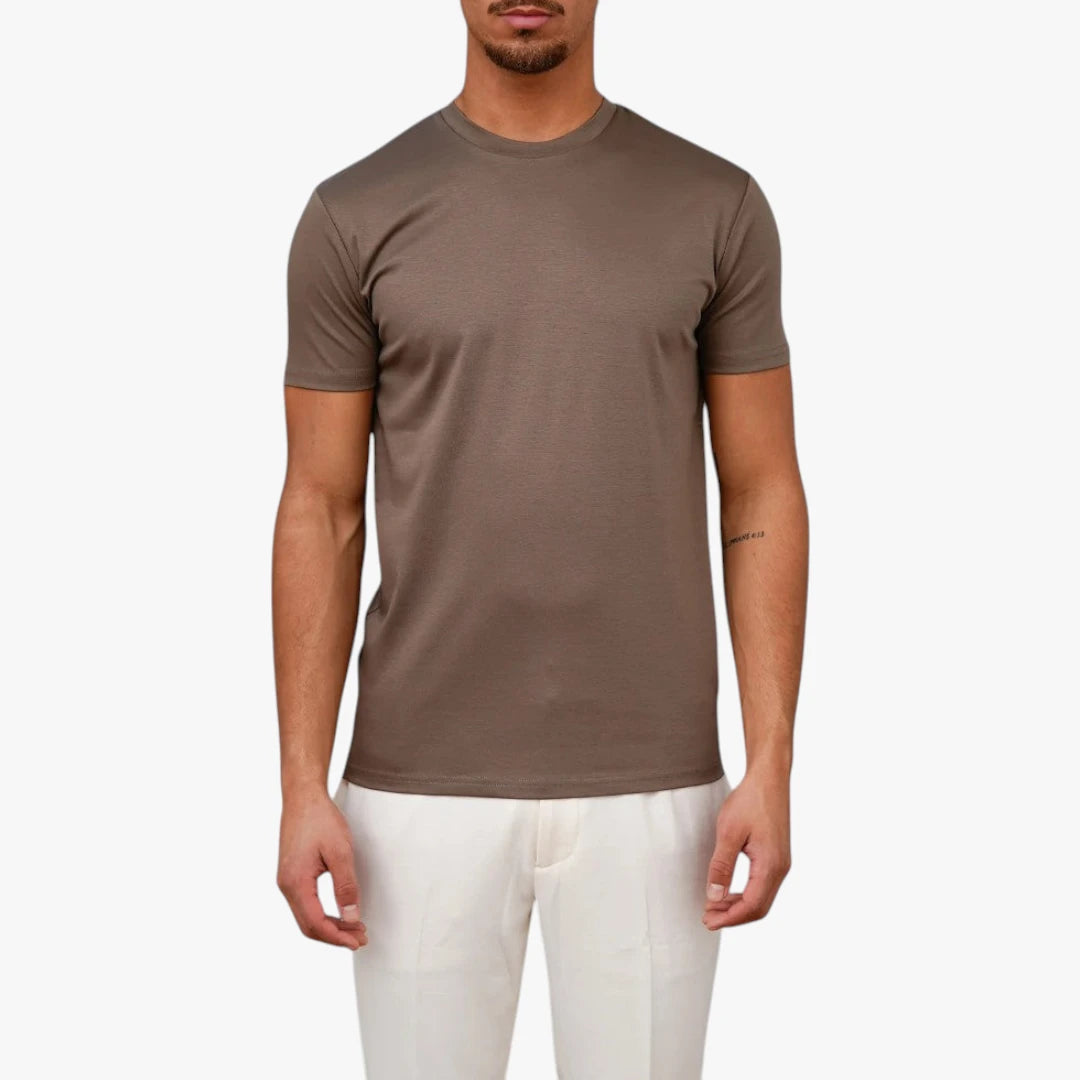 Miles & Luna Premium Cotton T-Shirt with Tailored Fit and Timeless Style for Men