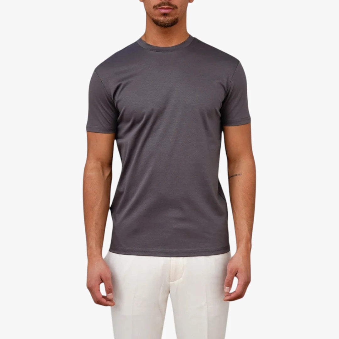 Miles & Luna Premium Cotton T-Shirt with Tailored Fit and Timeless Style for Men
