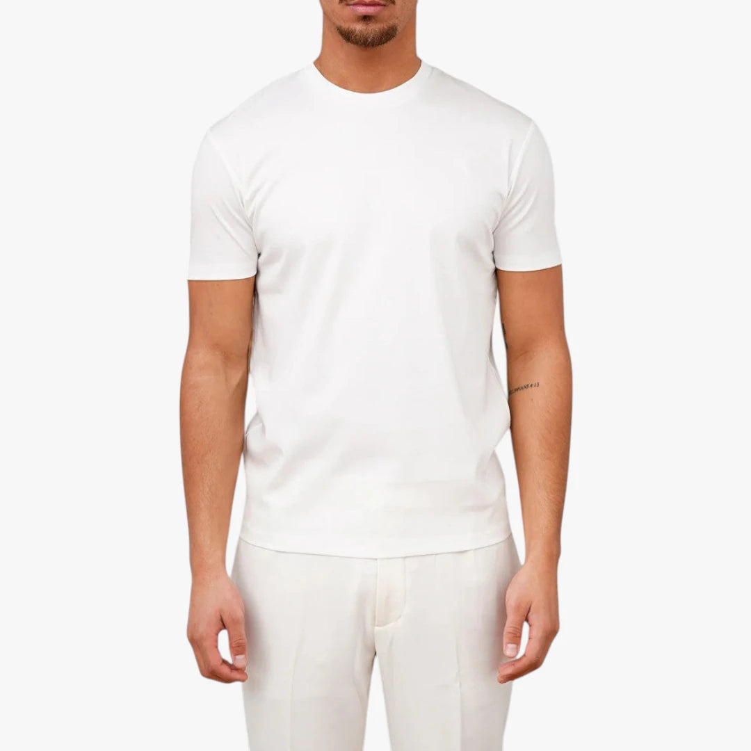 Miles & Luna Premium Cotton T-Shirt with Tailored Fit and Timeless Style for Men