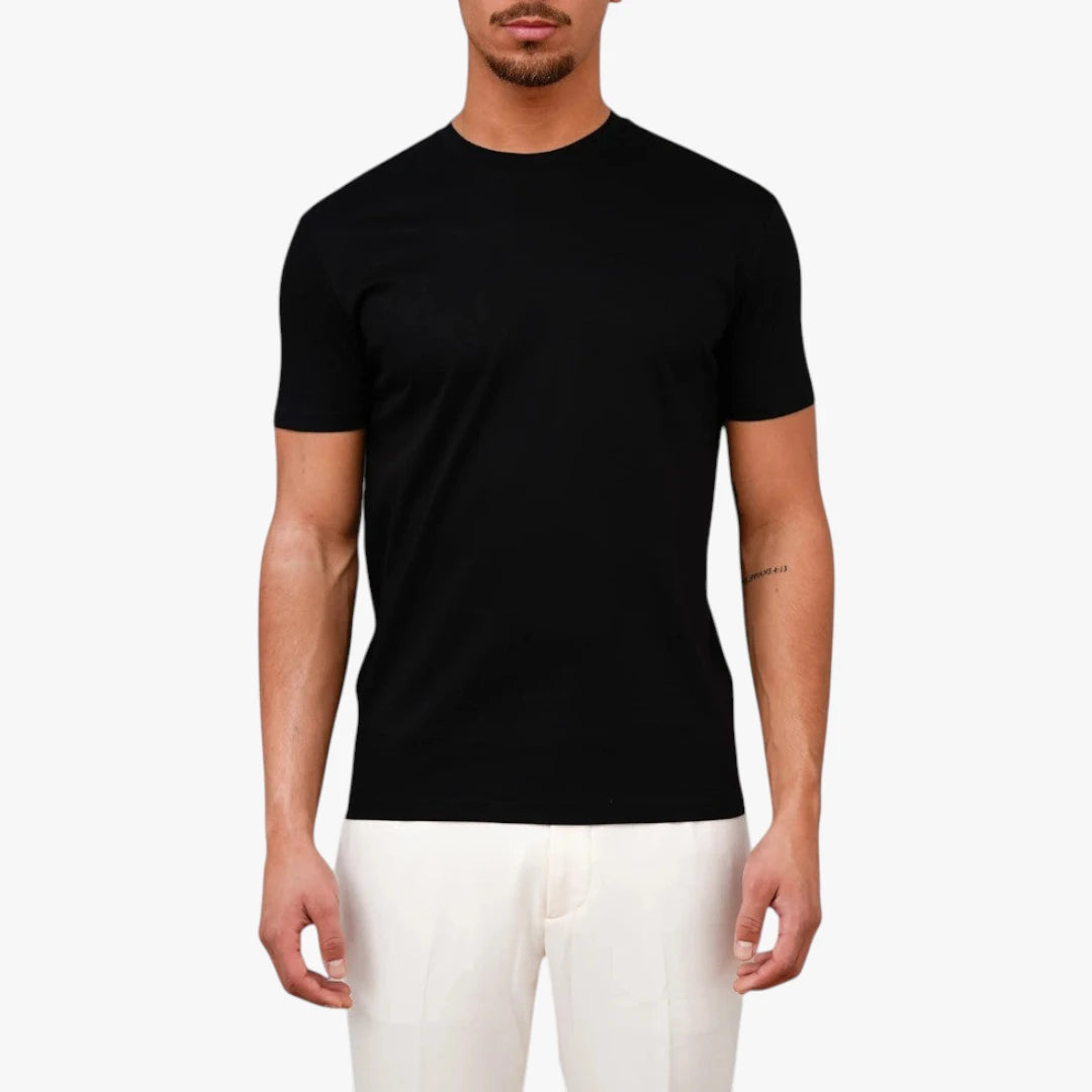 Miles & Luna Premium Cotton T-Shirt with Tailored Fit and Timeless Style for Men