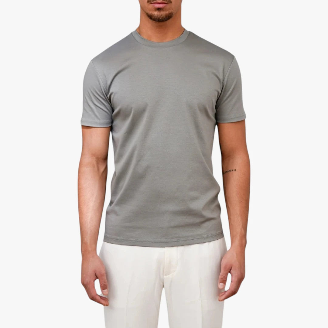 Miles & Luna Premium Cotton T-Shirt with Tailored Fit and Timeless Style for Men