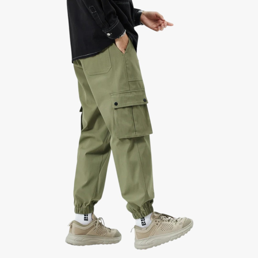 Miles & Luna Relaxed Fit Cargo Jeans for Men