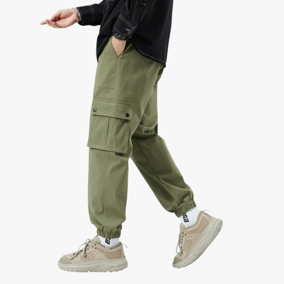 Miles & Luna Relaxed Fit Cargo Jeans for Men