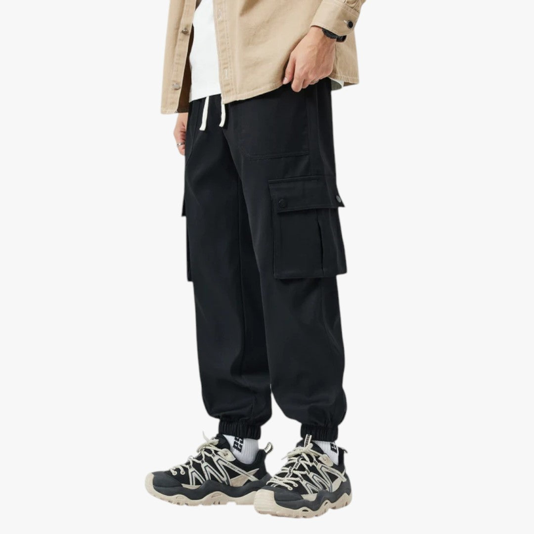Miles & Luna Relaxed Fit Cargo Jeans for Men