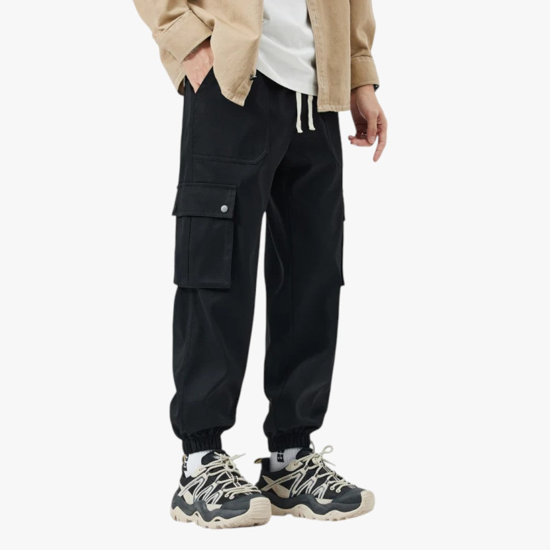 Miles & Luna Relaxed Fit Cargo Jeans for Men