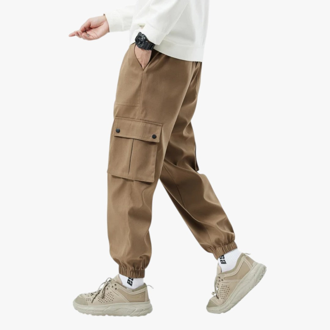 Miles & Luna Relaxed Fit Cargo Jeans for Men