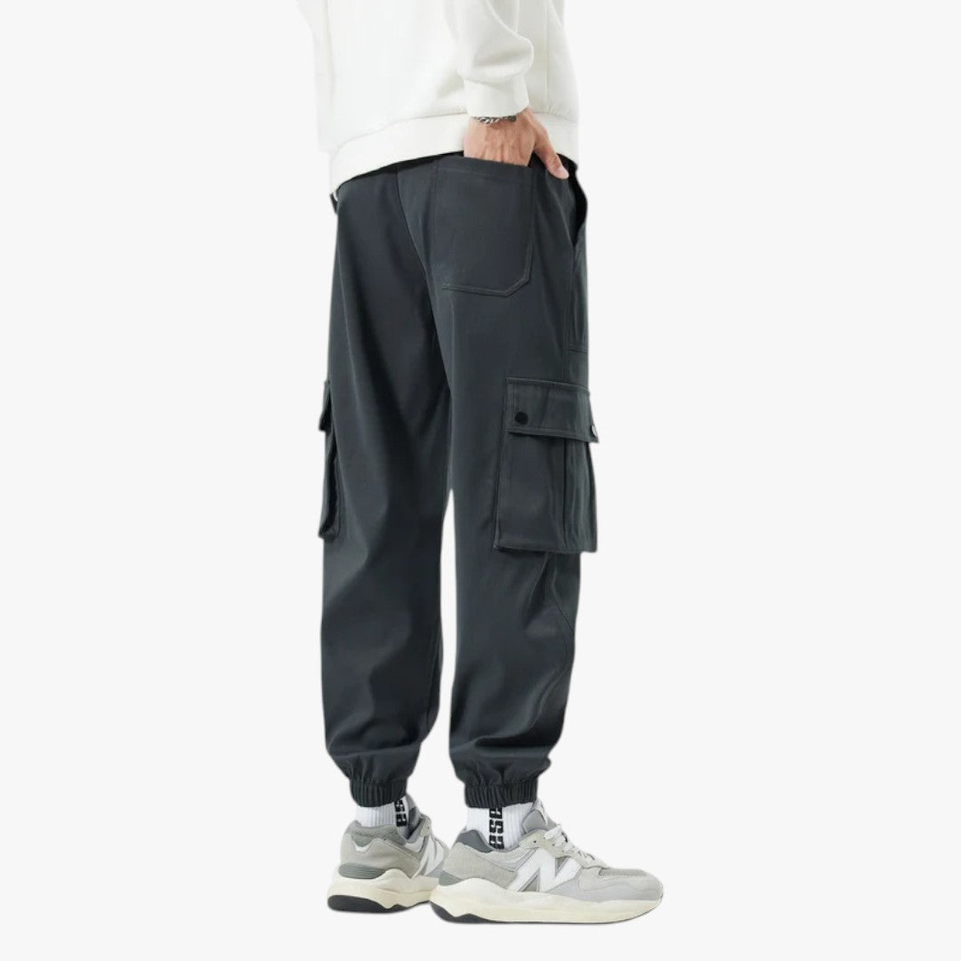 Miles & Luna Relaxed Fit Cargo Jeans for Men