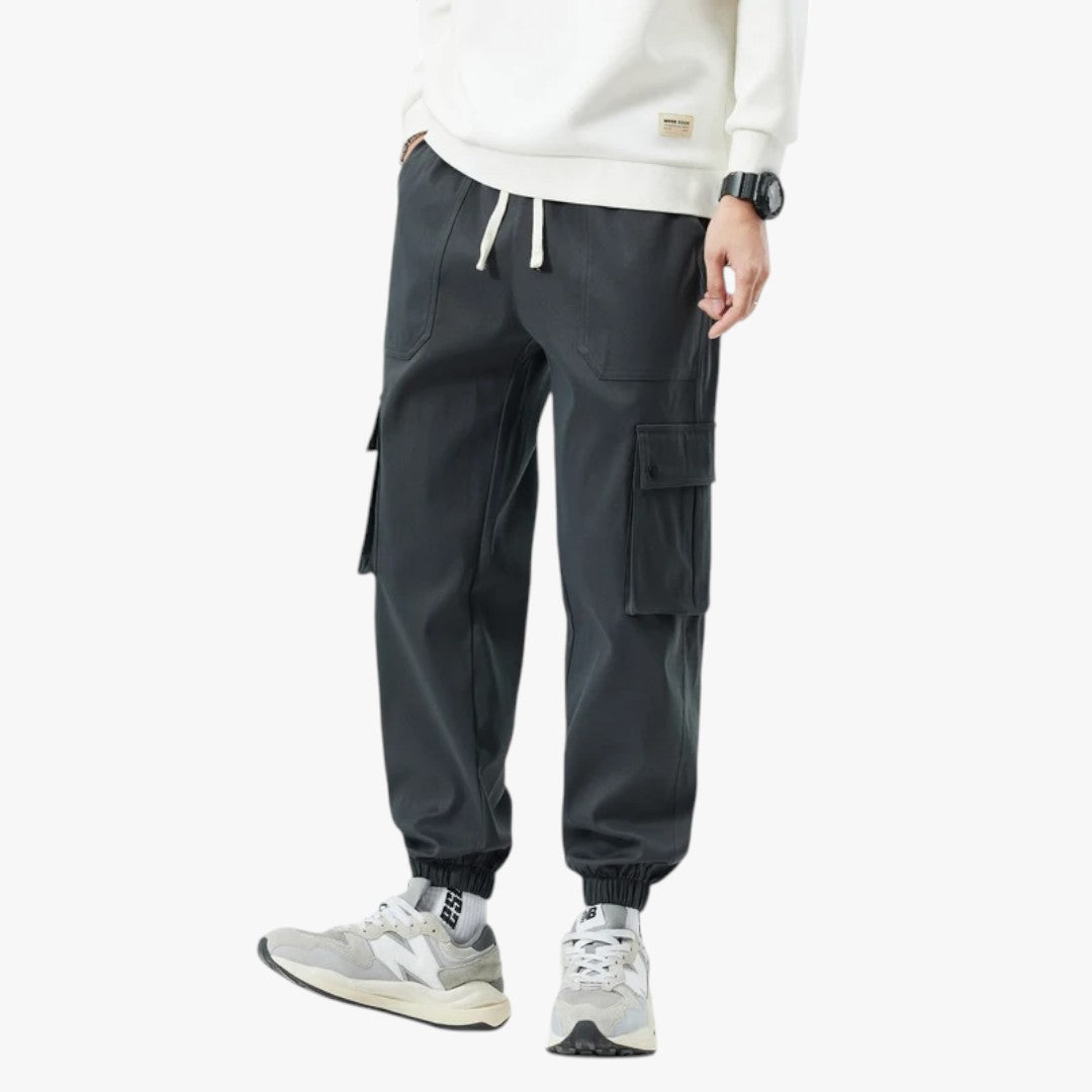 Miles & Luna Relaxed Fit Cargo Jeans for Men