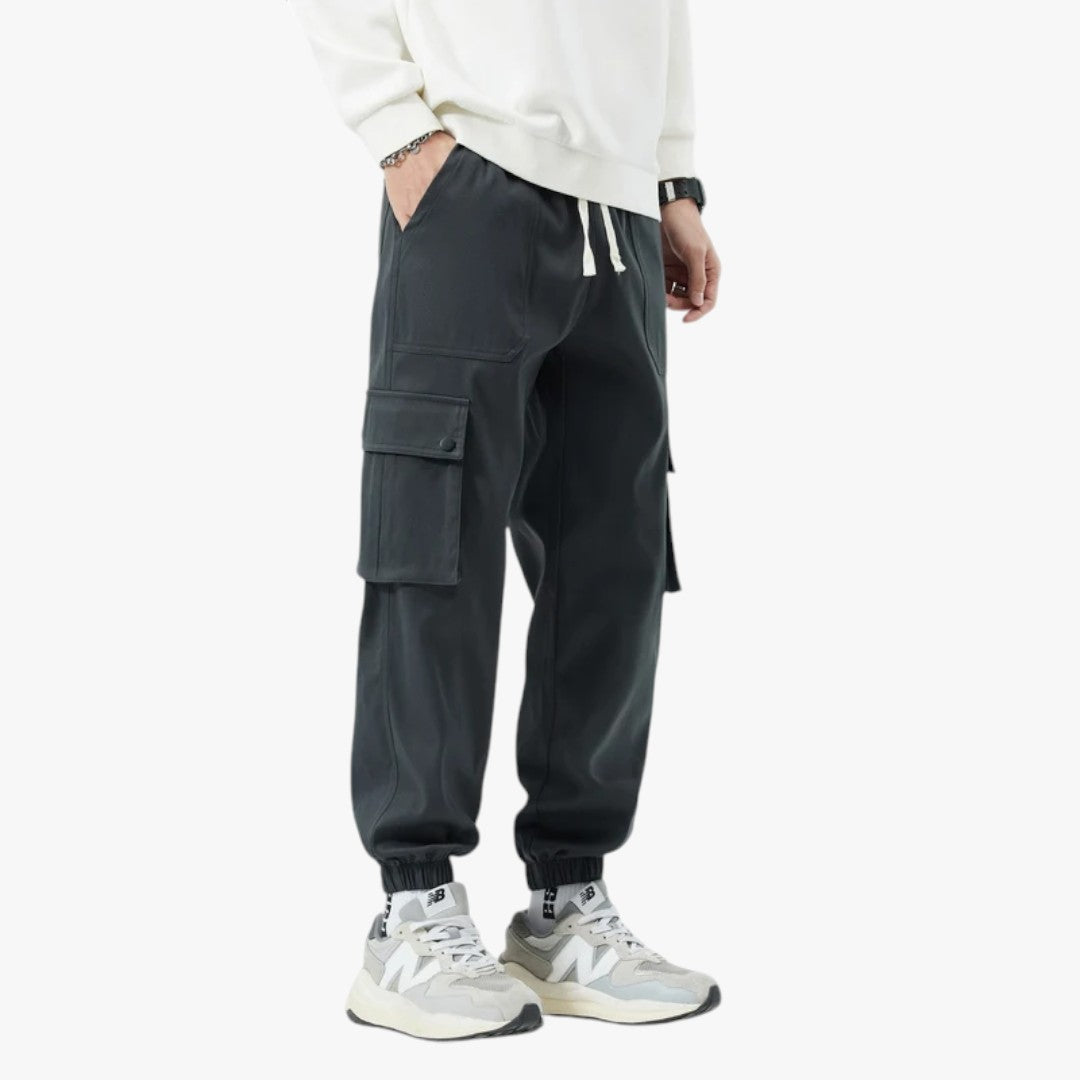Miles & Luna Relaxed Fit Cargo Jeans for Men