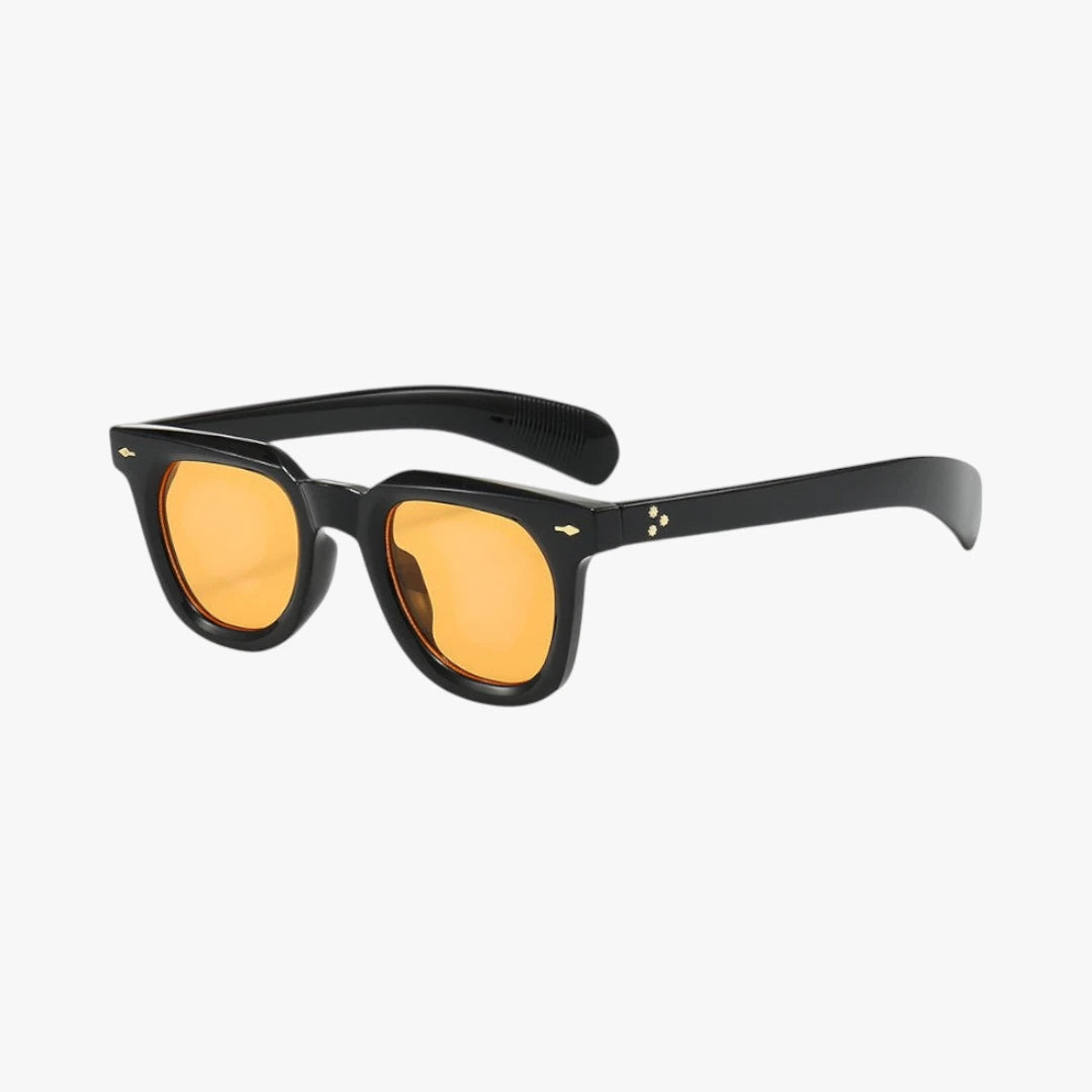 Miles & Luna Retro Square Sunglasses with Bold Frame and Timeless Elegance for Men